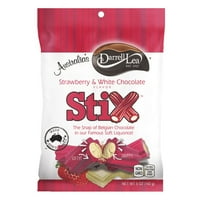 Darrell Lea jagoda od bijele čokolade Stix, 5oz