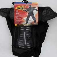 Crni kostim ninja za dječak Halloween