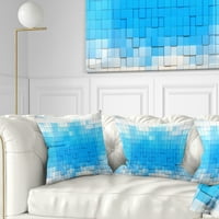 Dizajnirati 3D plave kocke - suvremeni jastuk za bacanje - 16x16