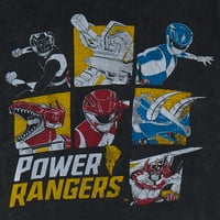 Power Rangers Boys Retro grafička majica, 2-pack, veličine 4-18