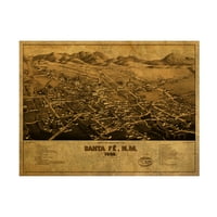 Red Atlas Designs 'Santa Fe 1882' platno umjetnost