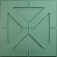 Ekena Millwork 5 8 W 5 8 H Xander Endurawall Dekorativna 3D zidna ploča, Universal Pearl Metallic Sea Mist