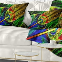 Dizajn obojeno staklo sa užarenim dizajnom - Sažetak jastuka za bacanje - 12x20