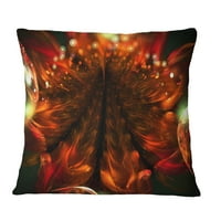 Dizajn Sažetak Fraktalni narančasti cvijet - jastuk cvjetnog bacanja - 16x16