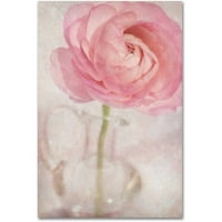 Zaštitni znak likovna umjetnost 'jednokratna ruža ružičasta cvjetova' platno umjetnost cora niele