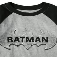 Stripovi batman flip šljokice majice s kratkim rukavima