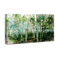 Wynwood Studio priroda i pejzažni zid umjetno platno ispisuje 'madera' šumski pejzaži - zelena, smeđa