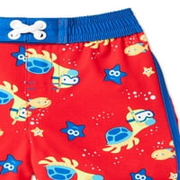 Wonder Nation Boy Boys Scuba kornjače plivaju kratke hlače