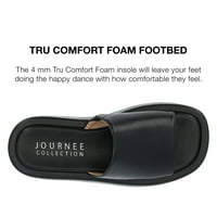 Kolekcija Journee Womens denrie tru Comfort pjena Slide FlatForm sandale