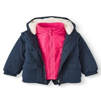 Wonder Nation mališana djevojka s 3-in-sustavima jakni kaput
