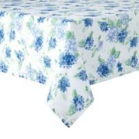 Martha Stewart Amber Cvjetna tkanina Tablecloth s jednim pakiranjem, plava zelena, 60 x84