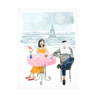 Grace Popp 'Paris In Love II' Canvas Art