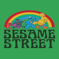 Sesame Street Boys Rainbow March Grafička majica s 2 pakete, veličine 4-18