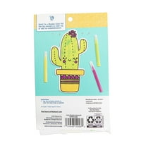 Pozdrav hobi Cactus Wood Kit za bojanje s markerima, dječjim zanatom