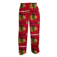 Muške pidžama hlače od mikroflisa Chicago Blackhocks NHL vrhunac
