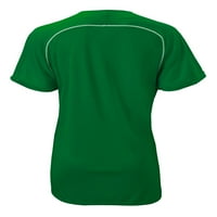 Ženska softball Odjeća-Ženska vrhunska softball majica s 2 gumba-350603