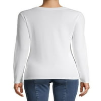 Time i TRU ženska pulover tanka majica s dugim rukavima, pakiranje