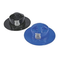 Plastični dječji policijski šeširi - pribor za odjeću -