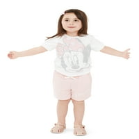 Minnie Mouse Baby and Toddler Girls's Chots set, dvodijelni set odjeće, 12m-5T