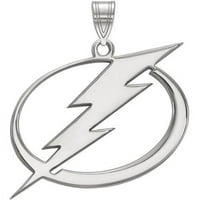 Logoart NHL Tampa Bay Lightning Sterling Silver Extra veliki privjesak