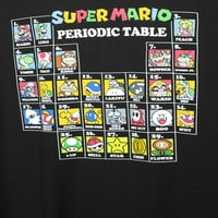Nintendo Mario Kart glumi periodični stol za muške i grafičke majice velikih muškaraca