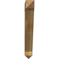 Ekena Millwork 6 W 40 d 44 h Tradicionalna umjetnost i zanat grubi pilani nosač, zapadni crveni cedar