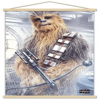 Ratovi zvijezda: Posljednji Jedi - Chewie Wall Poster s magnetskim okvirom, 22.375 34