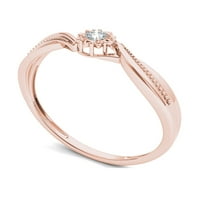 120k dijamantni prsten od ružičastog zlata od 10k