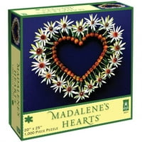 Zbunjena zagonetka srca Madeleine, proljetno srce na plavom
