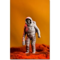 Zaštitni znak _ astronaut ulje na platnu Jasona Schaffera