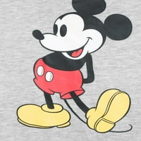 Disney Mickey Mouse Muška i Big Muška klasična majica Mickey Hoodie, veličine S-3xl