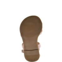 Tvrtka Brinli. Ženske udobne ravne pletene sandale