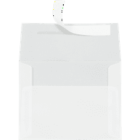 Lukper Omotnice za pozivnice Peel & Press, 3 4, lb. Clear prozirni, pakiranje