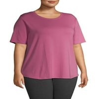 Terra & Sky Women's Plus Size majica s kratkim rukavima, 2-pack