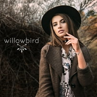 Willowbird Pearl End Thread Naušnice u mesingu s rodom pozlaćenim za žene
