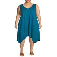 Terra & Sky Women's Plus veličine haljine za ugriz morskog psa