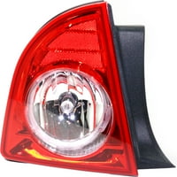 Zamjena RC stražnjeg svjetla kompatibilna s 2008-Chevrolet Malibu lijevom vozačkom stranom, vanjskim sa žaruljom