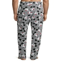 Disney muški Mickey Pinstripe pidžama hlače