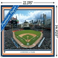 Detroit Tigers - Zidni plakat Park Comerica, 14.725 22.375
