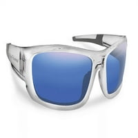 Leteći ribar kaloosa polarizirane sunčane naočale prozirni omotni okviri plavi dim zrcala leća