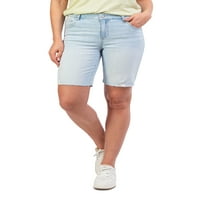 Ženske opuštene bermudske kratke hlače s visokim usponom