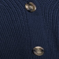 Vrijeme i tru dugih rukava kardigan pulover opušteni paket džempera