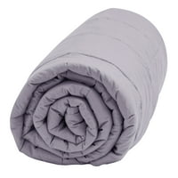 Puredown 15 lb svijetlo siva ponderirana pokrivač za prirodni duboki san, smanjite stres, anksioznost, 72