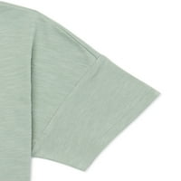 Ošišana majica s grafičkim uzorkom za djevojčice, veličine 4 I Plus veličine