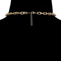 Scoop Women's 14K zlatni bljeskalica kabela Lariat ogrlica