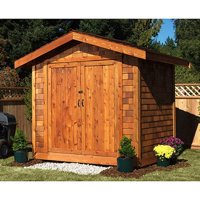 Greenstone Aspen Cedar Shake Shed Kit, 6 '6'