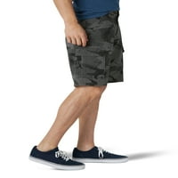 Kratke muške teretne hlače s elastičnim pojasom