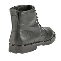 Portland Boot Company Women's 5.5 bočno udubljena FAU kožna borbena čizma