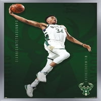 Milwaukee Bucks - Giannis Antetokounmpo zidni plakat, 22.375 34