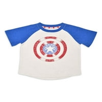 Kapetan Amerika mališana majice za kratke rukave